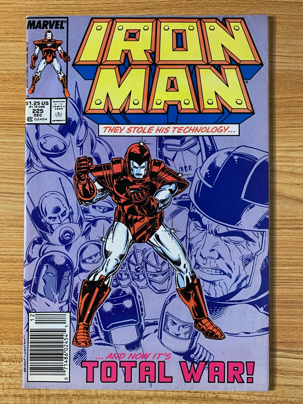 Iron Man #225 Comic Book