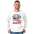 thumbnail image 5 of Troll Face You Mad Trollface Meme Long Sleeve TShirt Men Women Brisco Brands S, 5 of 6
