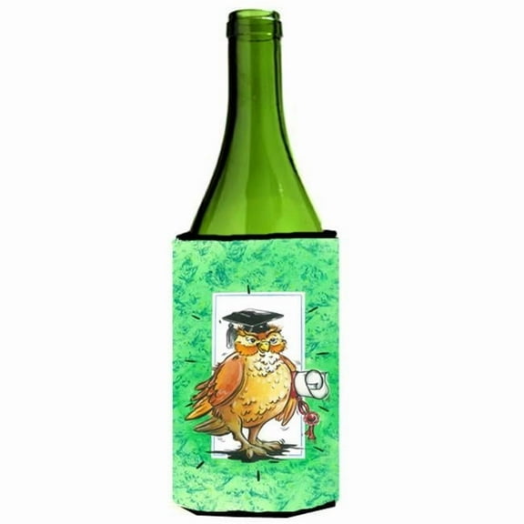 Graduation the Wise Owl Wine Bottle Can cooler Hugger