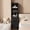 Black, variant on Tall Nightstand with Charging Station, Narrow Side Table with Bookshelf,Modern End Bedside Table for Bedroom,Brown