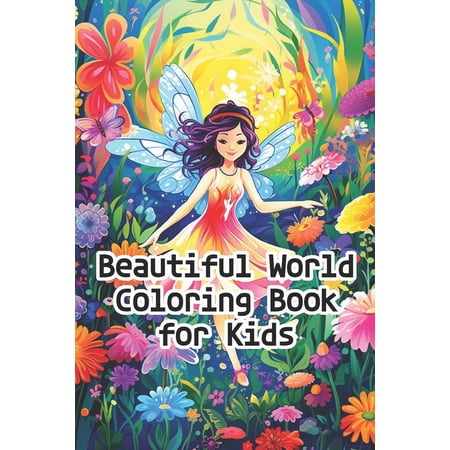 Beautiful Wold Coloring Book For Kids (Paperback)