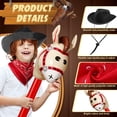 thumbnail image 3 of Set de disfraces de Xtinmee Cowboy Party con 36 piezas de Halloween para niños, 3 of 7