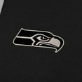 thumbnail image 4 of Men's Antigua Black Seattle Seahawks Brushed Carbon Victory Pullover Hoodie, 4 of 4