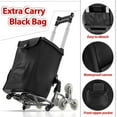 thumbnail image 4 of Foldable Trolley Dolly Shopping Cart Stair Climber 330Lb 10 Wheels Removable Bag, 4 of 7