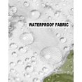 thumbnail image 5 of Pack of 2 Outdoor Pillow Covers, Abstract Modern Art Marble Sage Green White Silver Line Waterproof Square Throw Pillowcase Cushion Decorative Pillow Covers for Couch Patio Tent, 16x16 in, 5 of 6