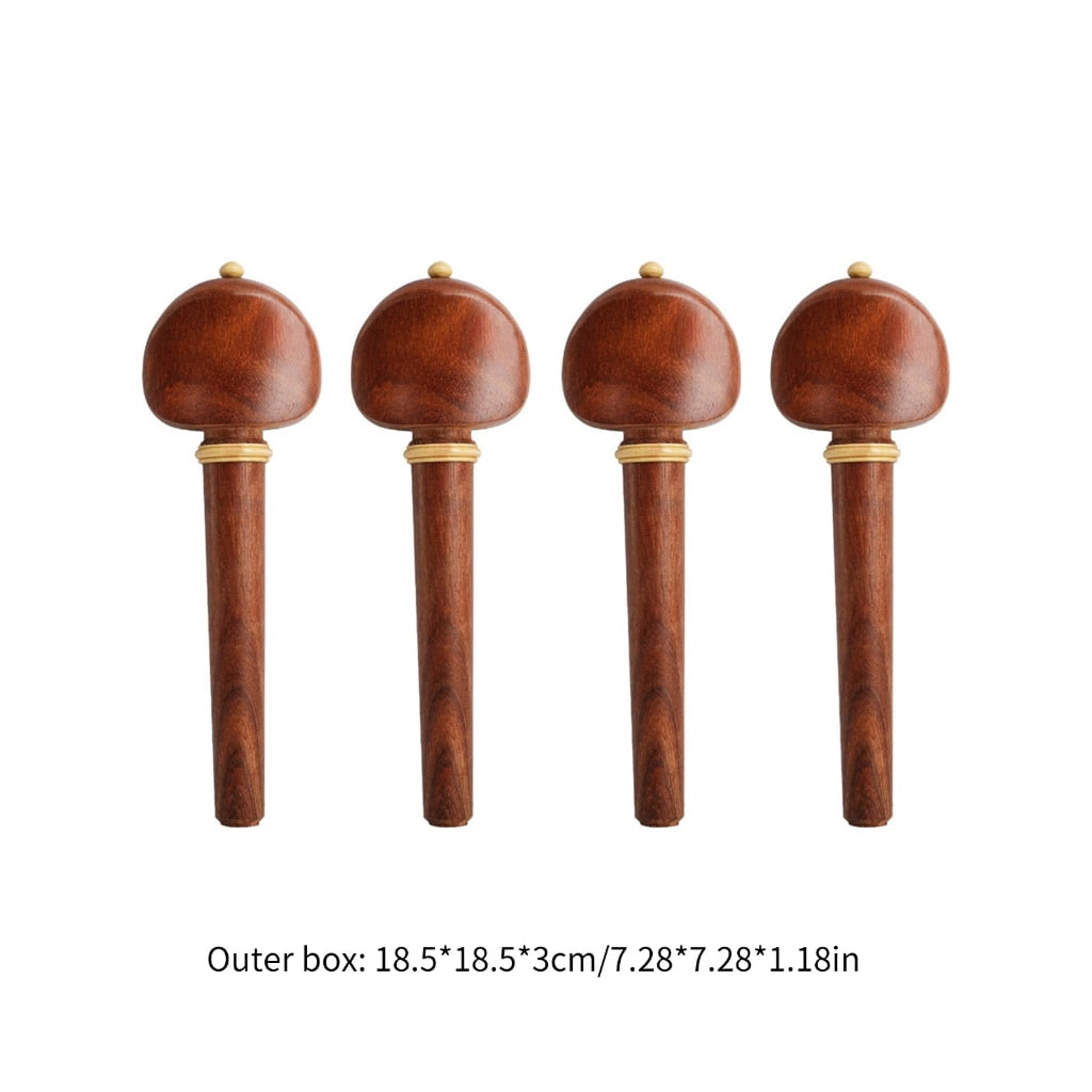 4Pcs/set Cello Reamer Tuner Musical Instrument Part Cello Pegs for Tuning