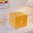 thumbnail image 3 of Desktop Storage Box with Drawer - Macaron Building Block Organizer for Cosmetics, Jewelry, Small Items | Space Saving Desk Accessory Organizer for Home, Vanity Tabletop | Plastic Storage Container, 3 of 7
