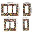 thumbnail image 2 of Yayeee Rocker Switch Wall Plate 1-Gang 4.6"x2.9" Home Decorative Outlet Cover, Vibrant Flowers, 2 of 6
