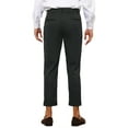 thumbnail image 3 of Lars Amadeus Men's Vertical Stripes Flat Front Chino Dress Pants, 3 of 6