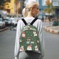 thumbnail image 7 of FORMRS Mini Backpack Purse for Women Quilted Travel Daypack Casual Shoulder Bag, Christmas Santa, 7 of 7