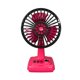 thumbnail image 2 of Ventilador de escritorio pequeño, refrigeración por aire, diseño, ventilador personal portátil de 3 velocidades para rojo, 2 of 9