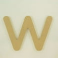 thumbnail image 3 of Package of 1, 6 Inch X 1/2" Thickness MDF Letter W in The Gotham Rounded Font, Thick, Upper Case for Art & Craft Project, Made in USA, 3 of 4