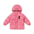 thumbnail image 2 of Godderr Kids Baby Winter Puffer Coats Hooded Light Down Outwear Toddler 2-12Y Teen Warm Fashion Mid Length Padded Jacket for Boys Girls, 2 of 6