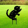 thumbnail image 4 of aire libre estatua acrílica Peg gato insertar Sunnimix Estacas de estatua de gato, 4 of 8