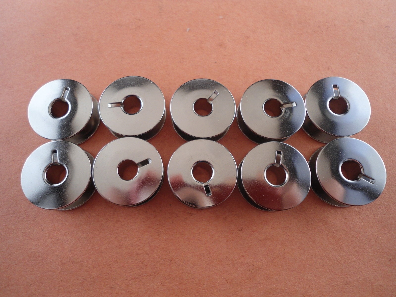 10 Metal Bobbins For Bernina 1000, 1001, 1070, 1080 Sewing Machine