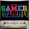 thumbnail image 4 of Cool Gamer Tapestry Wall Poster, Game Room Gaming Tapestry Wall Hanging Posters for Boys Room, Black Tapestries Bedroom Dorm Room Living Home Decor, 60X40IN, 4 of 5