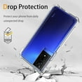 thumbnail image 2 of TJS for TCL 50 XE 5G (T614SP) / TCL 50 XE NXTPAPER 5G (T614WS) Phone Case, with Built-in Screen Protector, Full Body Protective Heavy Duty Hybrid Bumper Cover for TCL 50XE (Clear), 2 of 5