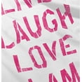 thumbnail image 4 of Live Laugh Love Llama Alpaca Humor Youth T Shirt Tee Girls Infant Toddler Brisco Brands 2T, 4 of 5