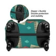 thumbnail image 4 of Kdxio Around The Planet Pattern Luggage Cover for Travel,Elastic and Durable,Fits 18-32 Inch,Anti-Scratch Suitcase Protector, 4 of 9