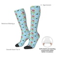 thumbnail image 4 of Sigee Flamingos And Tropical Plants for Socks for Men Women Socks Stocking Compression Socks, 4 of 6