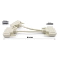thumbnail image 2 of Cablesonline Cable De Impresora Con Divisor En Y Paralelo Macho/Doble Hembra Db25 De 8 Pulgadas (Ys-005), 2 of 5
