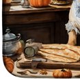 thumbnail image 4 of Carolines Treasures DAC1812DDM 21 x 14 in. Unisex Shar Pei Fall Kitchen Pumpkins Dish Drying Mat, 4 of 5