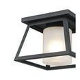 thumbnail image 4 of Trans Globe Lighting 51395 BK Kingsbury 10" Wide Flush Mount Outdoor Ceiling Fixture -, 4 of 4