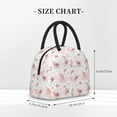 thumbnail image 2 of Fotbe Swan And Flowers Bolsa de Almuerzo con Estampado, Lonchera Aislada, Contenedor de Comida Reutilizable Tipo Cooler a Prueba de Fugas, 2 of 6