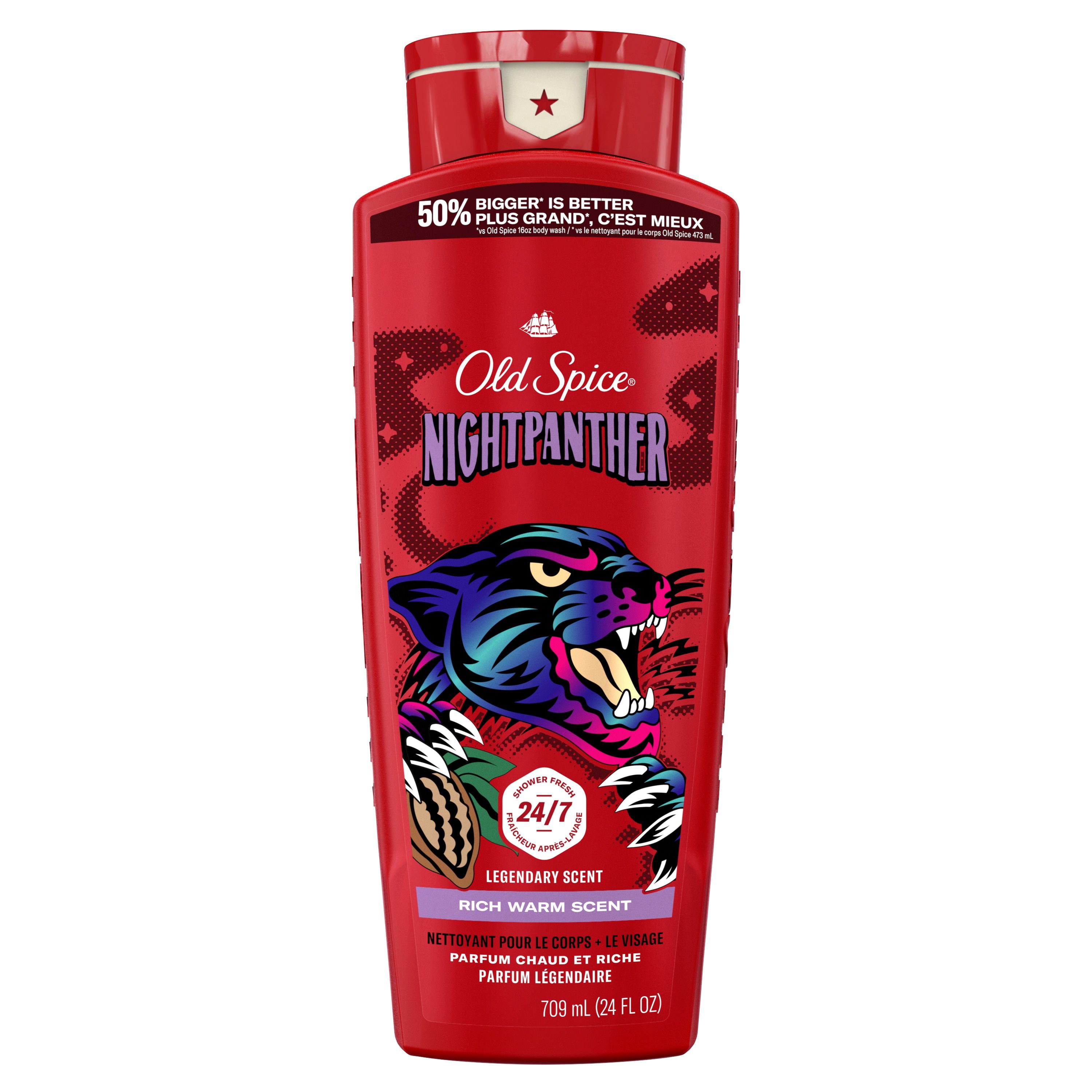 Nettoyant pour le corps Old Spice pour hommes, NightPanther