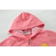 thumbnail image 3 of POPTEM Toddler Girls Hoodies Rabbit Print Hooded Sweatshirts Zipper Jacket Girls Clothes 5T, 3 of 7