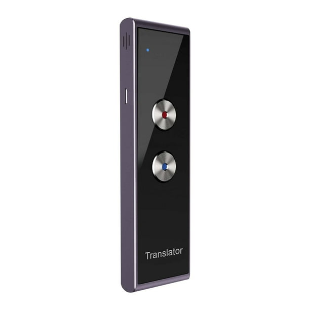 Amzcrzy Electrónica para hombres Organizador de electrónica Cámara digital Traductor de voz inteligente con 137 traducciones en varios idiomas. Traductor de voz Bluetooth con memoria USB inteligente.