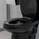 thumbnail image 4 of Qinaqin Toilet Seat Elongated Lid Suave Close Easy Installation Release Cómodo de Profundidadsign Negro, 4 of 6