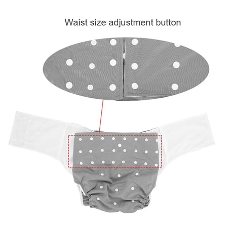 5 Colors Adult Pocket Nappy, Adjustable Reusable Cloth Washable Weak ...