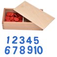 thumbnail image 3 of Math Teaching Toy, Learning Early Education Montessori Math Toys With Storage Box For Early Education For Children, 3 of 8