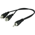 thumbnail image 4 of GE Audio Y Adapter, One Male RCA to Two Female RCA, Black, 33569, 4 of 6