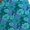 Blue-L, variant on Waist-closed Clothing Floral Printed High-waist Hollows V-neck A-line Dress Short Sleeves Dresses for Womens