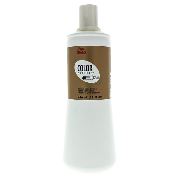Color Perfect Stabilized Cream Developer 12 Percent 40 Vol by Wella for Women - 32 oz Treatment