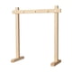 thumbnail image 1 of Soporte de madera para 3 campanas, soporte para collar, portátil, de fácil montaje, soporte para gong L, 1 of 9