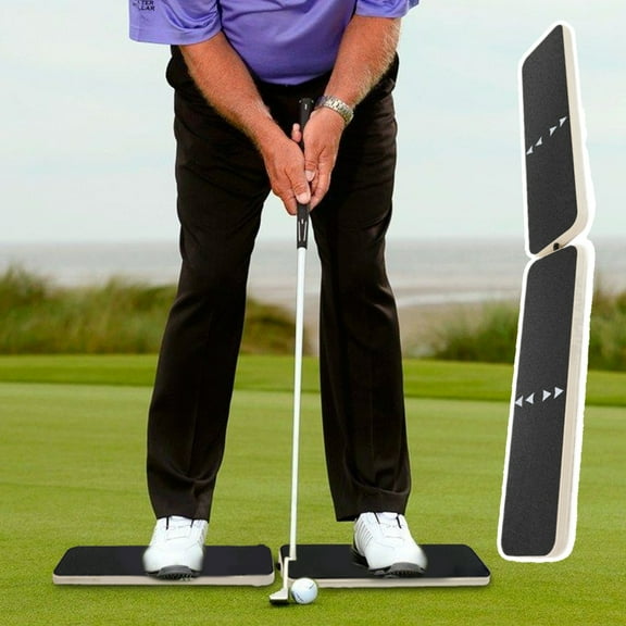 Golf Pressure Plate Transfer Board Training Aid to Shift Weight Equipment Strength Trainer Swing Hitting Improves Stability Prevent Reversal for Beginners Sports efficient