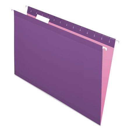 UPC: 0078787435353 | Pendaflex Reinforced Hanging Folders 1/5 Tab Legal Violet 25/Box 415315VIO