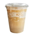 thumbnail image 3 of [150 Count] 24 oz Clear Plastic Disposable PET Cups with Lids | Crystal Clear PET Cup | Cold Smoothie | Iced Coffee Go Cups | Ideal for Coffee, Parfait, Juice, Soda, Cocktail, Party Cups (24OZ), 3 of 7