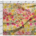 thumbnail image 2 of Soimoi Floral Print, Velvet Fabric, Decor Sewing Fabric by The Yard 54 Inch Wide,Decorative Fabric for Upholstery and Home Accents, Pink, 2 of 5