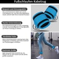 thumbnail image 4 of Correas de tobillo para máquinas de cable Puños de tobillo acolchados: para ejercicios de piernas, glúteos, abdominales y caderas, 4 of 6