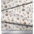thumbnail image 3 of Soimoi Cotton Jersey Fabric Chick,Egg & Rabbit Animal Fabric Prints by Yard 58 Inch Wide, 3 of 3