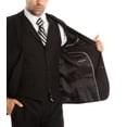 thumbnail image 3 of Mens Suit Three Piece Slim Fit Solid Collar Vest Suits, 3 of 3