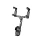 thumbnail image 3 of Soporte para teléfono con espejo retrovisor para coche, soporte giratorio para teléfono de 360  degree, navegación, montaje Universal retráctil para camión, negro, 3 of 8