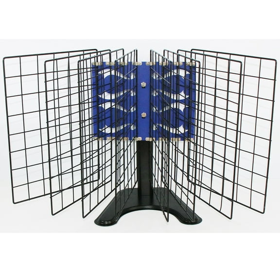 8-Panel Desktop Drying Rack Display Stand Vertical Page-turning Type