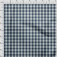 thumbnail image 4 of oneOone Cotton Cambric Navy Blue Fabric Check Dress Material Fabric Print Fabric By The Yard 42 Inch Wide, 4 of 4