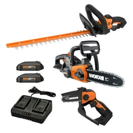 Sun Joe 24V Cordless 3-Tool Garden Combo Kit: Hedger
