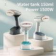 thumbnail image 2 of Professional Handheld Garment Steamer for Clothes, 1500W Fast Heating Travel Steamer for Wrinkle Removal, Portable Fabric Steamer with Continuous Steam Lock, All Fabric Types, 2 of 10